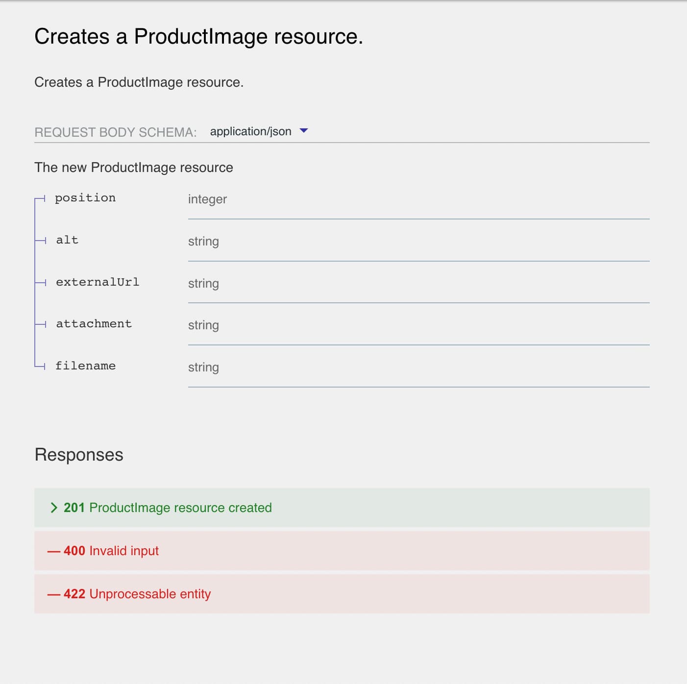 Creates a ProductImage resource